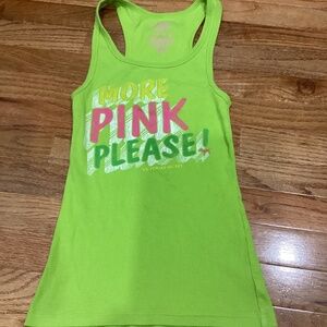 PINK Victoria’s”s Secret More Pink Please Love Pink Vintage Y2K Tank Top